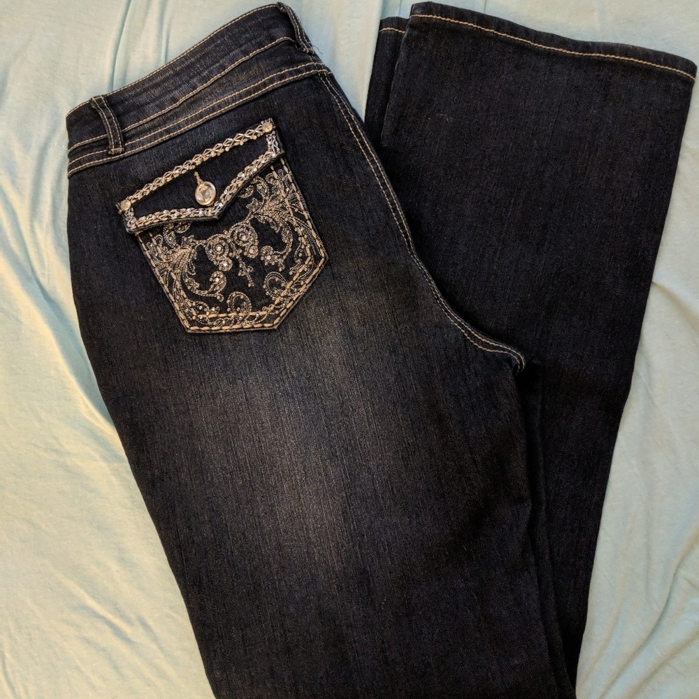 Dark Wash Bootcut Jeans